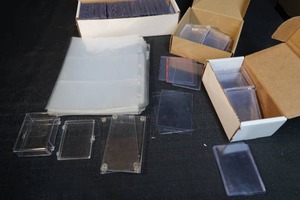 lot 41 image: HUGE LOT OF CARD PROTECTORS AND CASES