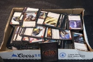 lot 51 image: FLESH AND BLOOD CARDS