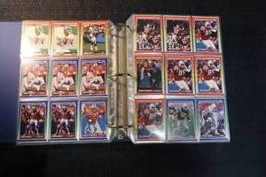 lot 56 image: LARGE RING BINDER OF FOOTBALL CARDS