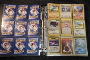 lot 57 image: BINDER OF POKEMON CARDS