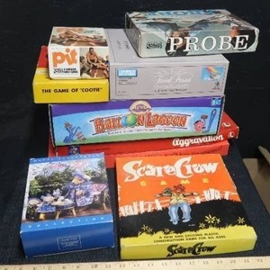 lot 64 image: FAMILY GAMES AND TEA SET