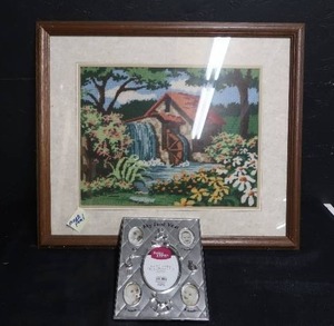 lot 73 image: WALL ART AND PHOTO FRAME
