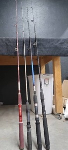 lot 74 image: FISHING RODS