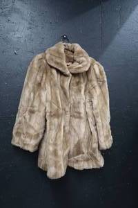 lot 125 image: VINTAGE JORDACHE FUR JACKET