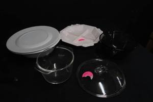 lot 141 image: VARIETY OF GLASSCOOKWARE