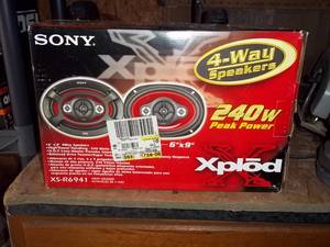 Sony xplod 4 way speakers...