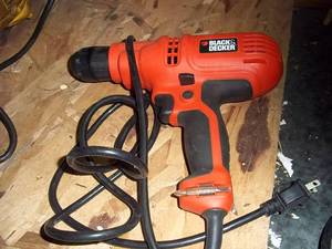 Black decker 5.2 amp drill...