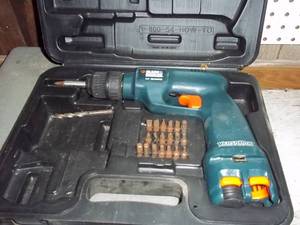 Black decker versapak cordless dril...