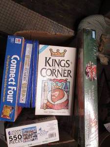 Box of assorted multiplayer board g...