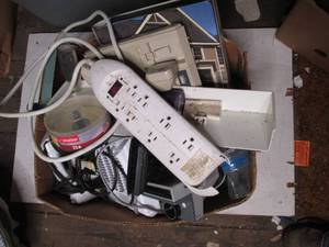 Box of random household things see ...