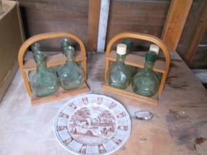 Almaden Pony glass condiment bottle...