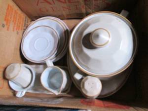Box of dishes. See pictures...