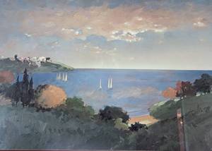 lot 34 image: Framed Cypress Point Print by May Hayslette