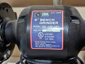 lot 67 image: Tool Shop 6 Bench Grinder