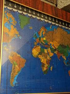 lot 86 image: Geochron Kilburg Wall Mounted World Clock