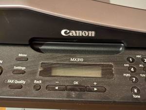 lot 96 image: Canon MX310 Printer
