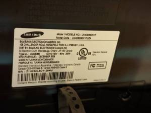 lot 88 image: Samsung 42 TV