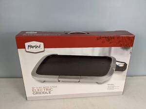 lot 65 image: New Parini 16x10 Non-Stick Electric Griddle