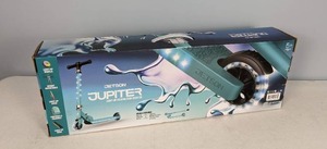 lot 29 image: NEW Teal Jetson Jupiter Light Up Folding Kick Scooter