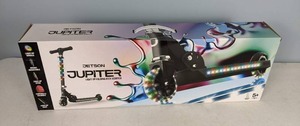lot 26 image: NEW Black Jetson Jupiter Light Up Folding Kick Scooter