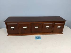 lot 88 image: 5 Drawer Wooden Box