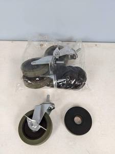lot 94 image: Set of 4 Casters with Bumpers