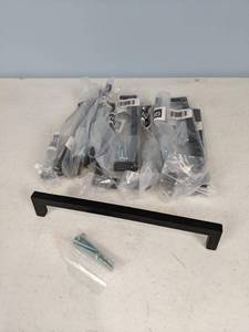 lot 96 image: (10) Gliderite Hardware Center-to-Center Matte Black Bar Pull