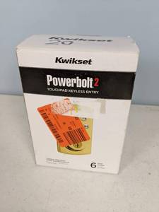 lot 18 image: Kwikset Powerbolt 2 Touchpad Keyless Entry