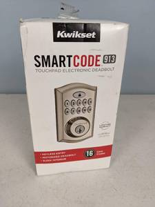 lot 28 image: Kwikset Smart Code 913 Touchpad Electronic Deadbolt