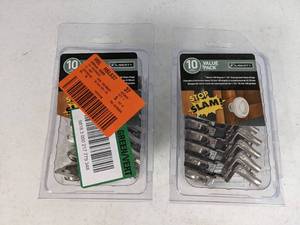 lot 123 image: (17) Liberty Hardware 35 mm 105-Degree 1-14 in. Overlay Soft Close Cabinet Hinges