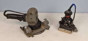 lot 145 image: Porter Cable Speed-Bloc Model 330 Type 2 14 Sheet Finish Sander and Porter Cable Model 303 Type 2 6 Paint Remover Sander