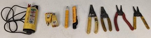 lot 146 image: Ideal Industries T Strippers, Klein Tools Non-Contact Voltage Tester, Receptacle Testers and Ideal Industries Vol-Con Tester
