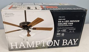 lot 209 image: Hampton Bay Sinclair 44 LED Indoor Ceiling Fan