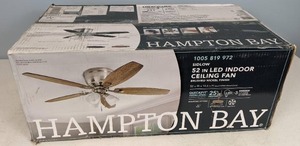 lot 225 image: Hampton Bay Sidlow 52 LED Indoor Ceiling Fan