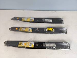 lot 270 image: A Set of Three (3) Cub Cadet 42 High Lift Blade Set for Lawn Tractors