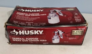 lot 245 image: Husky General Purpose Spray Gun Siphon Feed, Model H4920SSG