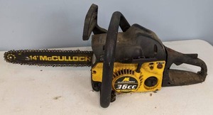 lot 324 image: McCulloch 36CC Chainsaw Model MS1436NAV