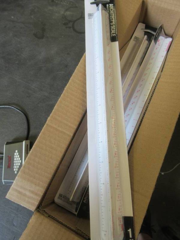 lot 907 image: 10 PACK ARCHITECTS SCALE (BRAND NEW IN RETAIL PACKAGING)