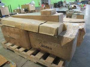 lot 564 image: Large Pallet of Miscellaneous Items Left over from the Retail Store and Warehouse. Retail Hook Tags (3 Boxes), Exit Bars And More