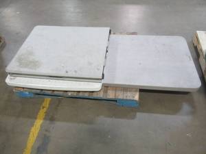 lot 571 image: Large Pallet of Miscellaneous Items Left over from the Retail Store and Warehouse. Tables