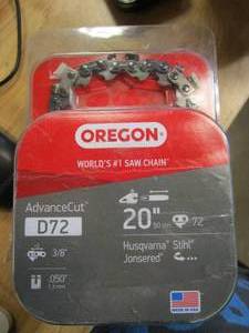 lot 3 image: LOT OF 3 OREGON 20 CHAINSAW CHAIN (NEW IN PACKAGING)