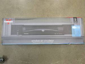 lot 38 image: VORNADO Transom 26 in. 4 Speed Low Profile Window Fan (OPEN BOX)