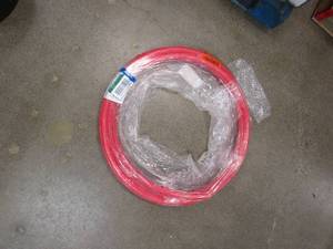 lot 64 image: 34 x UNKNOWN LENGTH RED PEX PIPE (SEE PHOTOS)