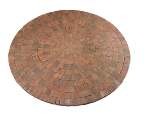lot 186 image: ANCHOR 9 ft. x 9 in. Autumn Blend Dutch Cobble Concrete Paver Circle Kit