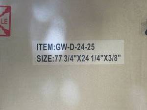lot 239 image: GLASS WAREHOUSE GLASS PANELS FOR A SHOWER DOOR