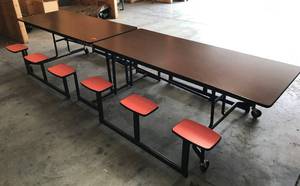 Cafeteria-Style Fold-Up Table