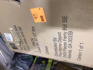 lot 24 image: Halloween Grave And Bone Crypt Ruin Yard Decor Waterproof (tomb and Lid Only) Open Box Customer Returns See Terms on Auction