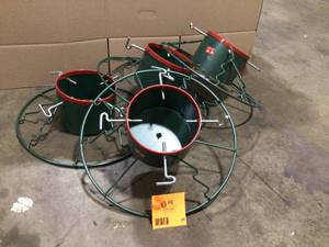lot 25 image: Lot of Assorted Christmas Tree Holder and Stand  Open Box Customer Returns See Terms on Auction