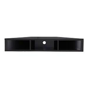 lot 89 image: Furniture of America Astro Wood 42 Corner Floating TV Stand-Red Cocoa