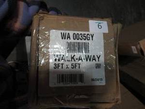 lot 9 image: WALK-A-WAY MAT 3X5 GRAY